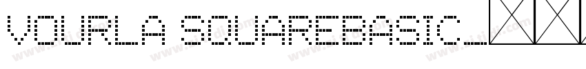 Vourla SquareBasic字体转换
